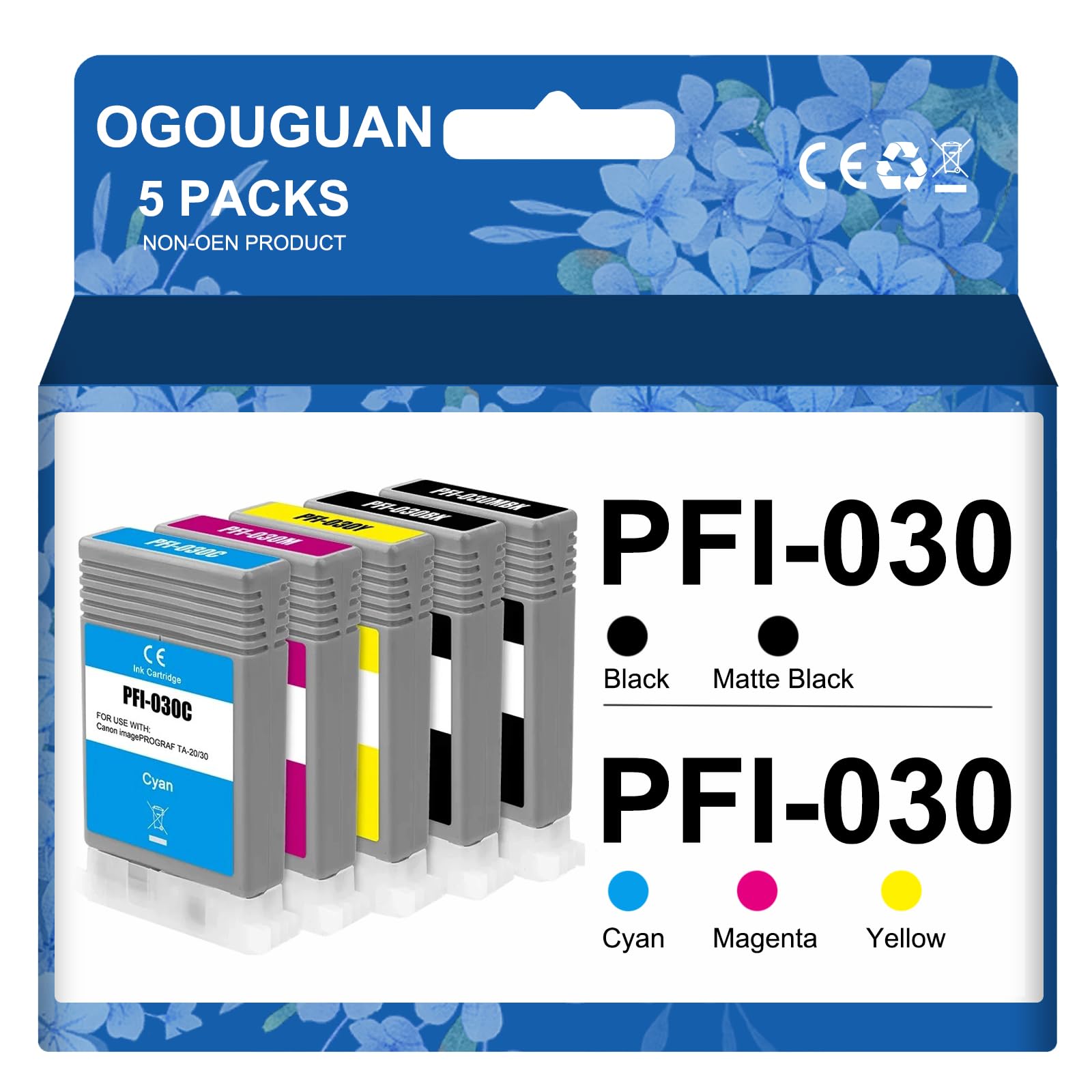 Amazon.co.jp: OGOUGUAN キャノン用 PFI030 PFI-030 互換インク
