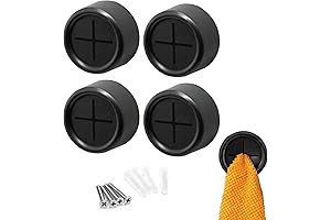 Towel Wall Hook 4 Pack, Self Adhesive Towel Hook No Drilling Wall...