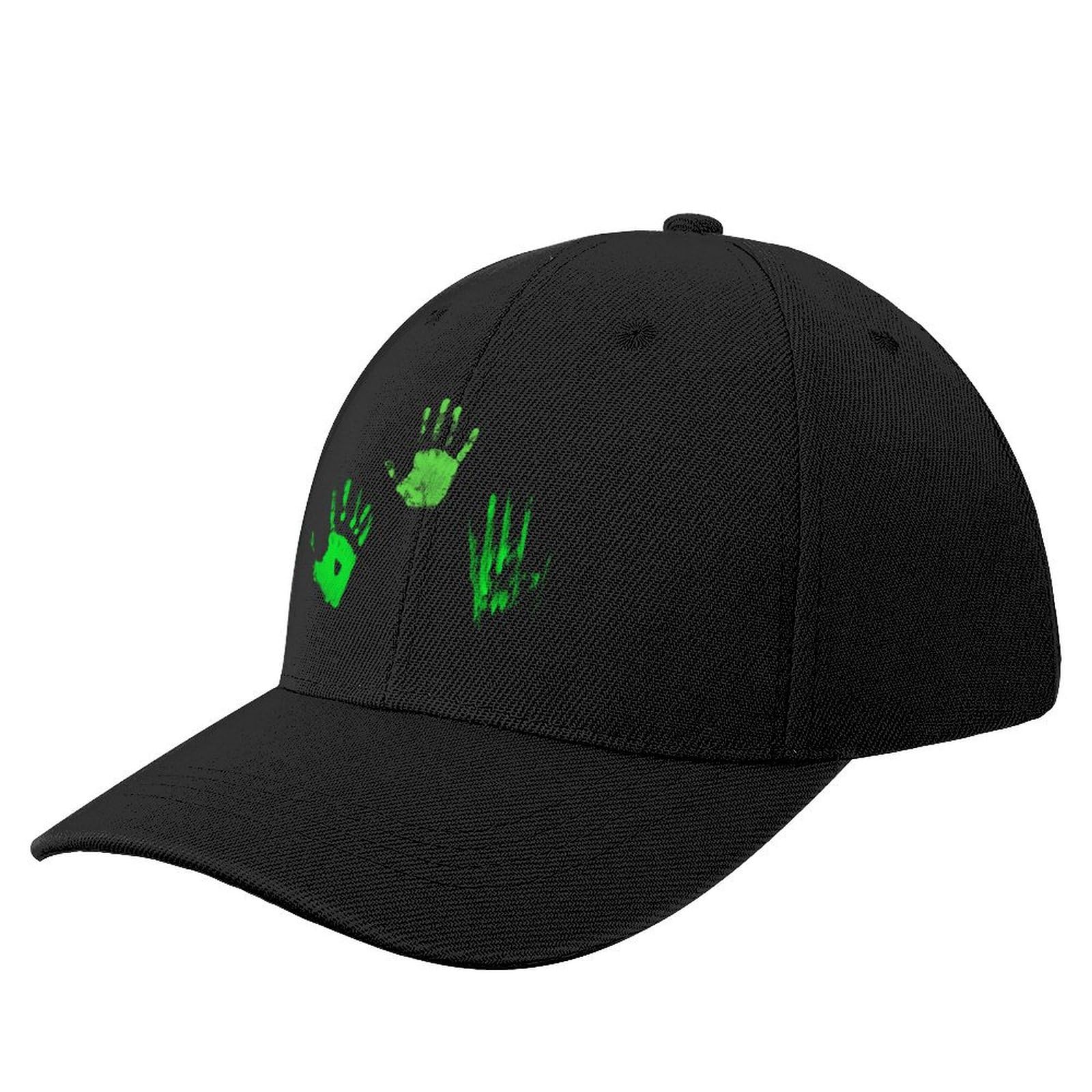 Cizieoe Women's Colour Peaked Cap Phasmophobia Fingerprints All Variants Baseball Cap Anime Cute Beach Men
