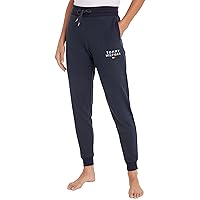 Tommy Hilfiger Donna Pantaloni da Jogging Sweatpants Lunghi, Blu (Desert Sky)