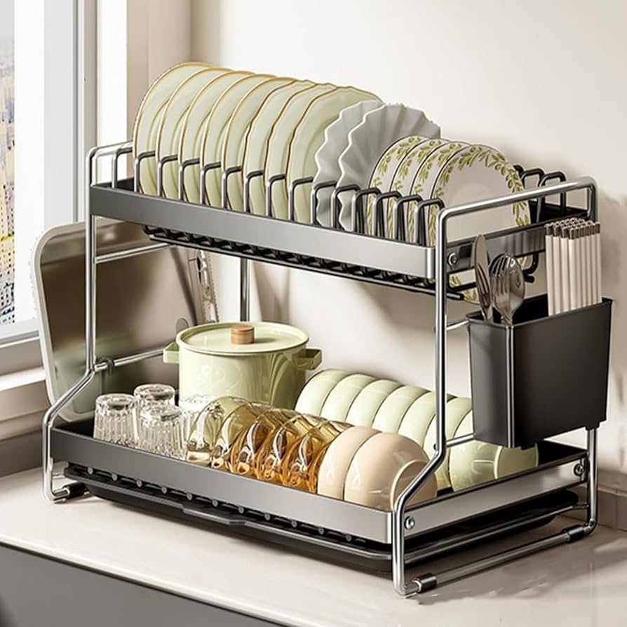 【新品】OGORI 3段ディッシュラック ステンレススチール （一点限り） OGORI 3段ディッシュラック ステンレススチール 【公式通販】