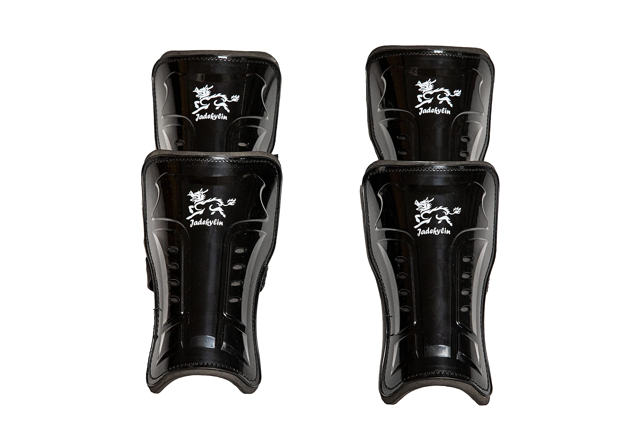 Jadekylin Soccer Shin Guards & Socks for Ages 4-12