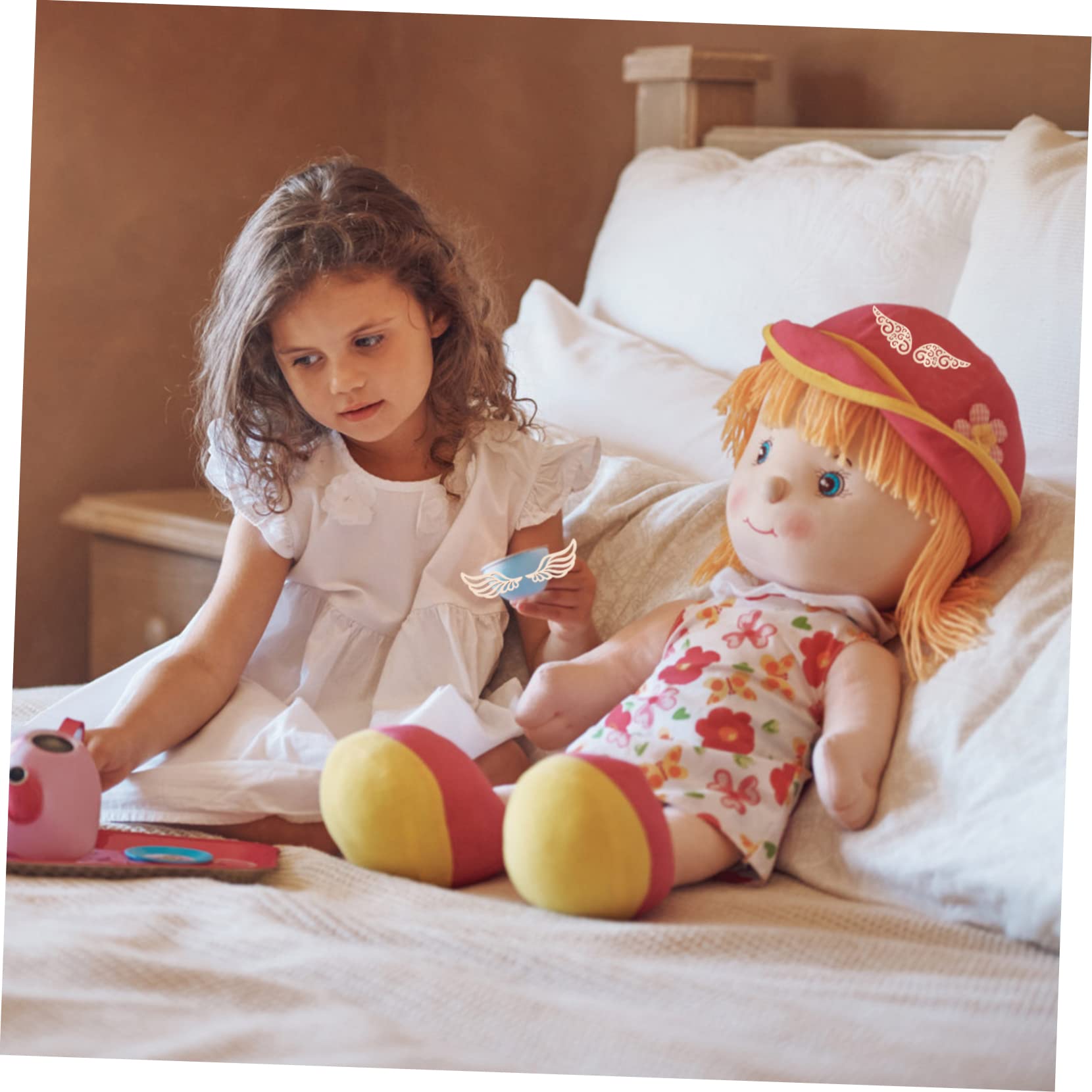 COHEALI 80pièces Jouets Diy Ailes Ange Bois Patches À Colorier Créatifs Pour Garçon Fille Accessoires De Bricolage Amusants Pour Peinture Et Décoration