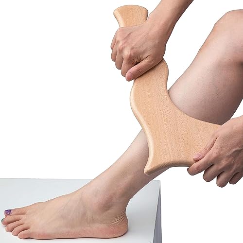 Wooden Scraping Tool for Lymphatic Drainage - Massage Tool for Anti-Cellulite Tissue Inflammation - Wood Therapy for Lymphatic Drainage and
