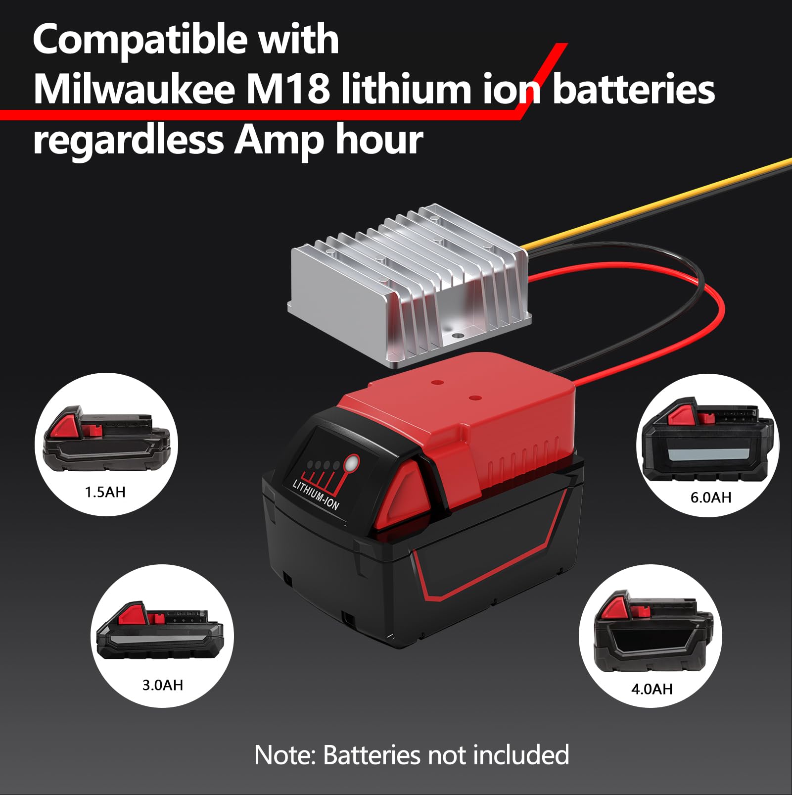 Milwaukee 18v Convert 12v To 18v Power Wheels M18 Battery 18V To