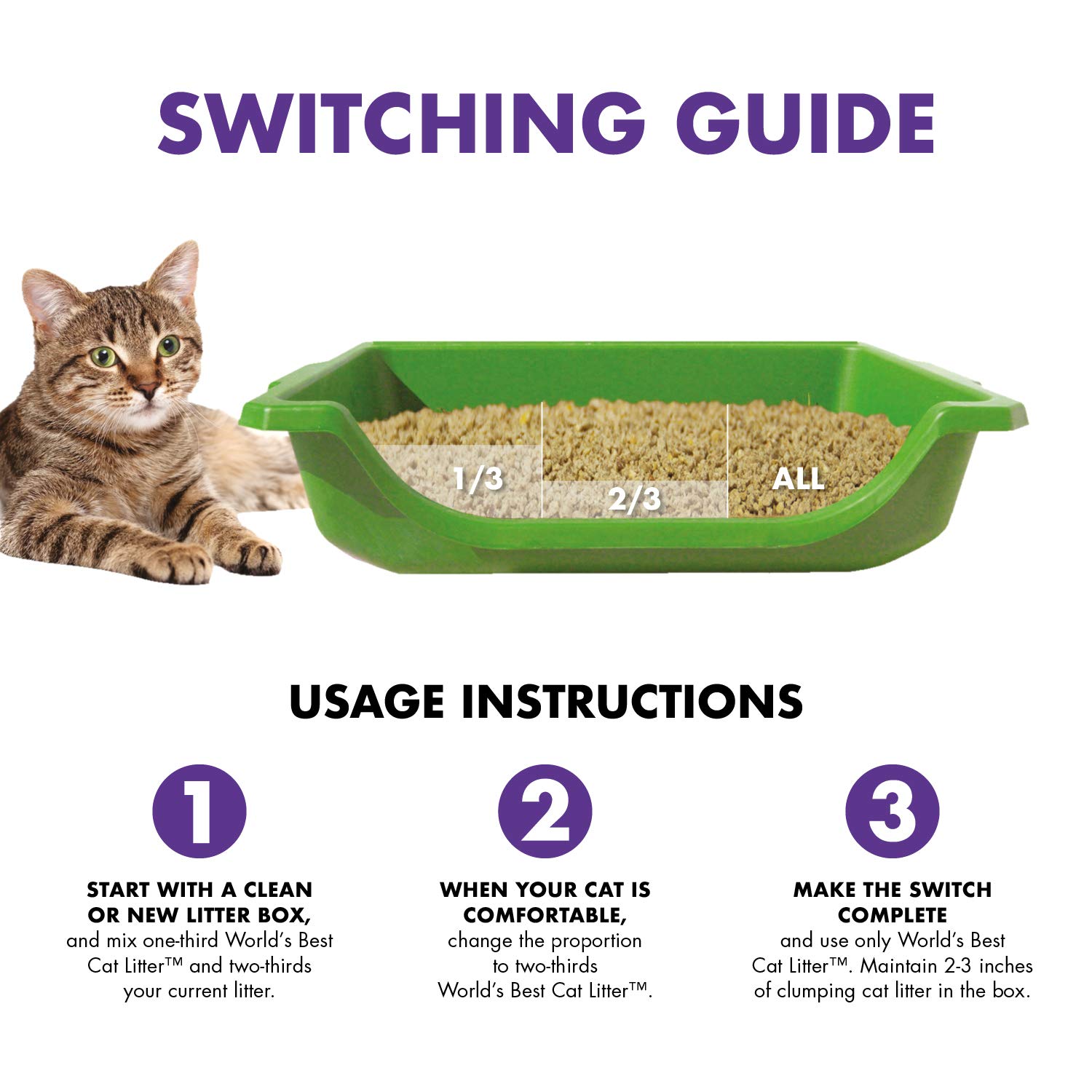Worlds Best Cat Litter, Arena/Lavanda, 12.7kg