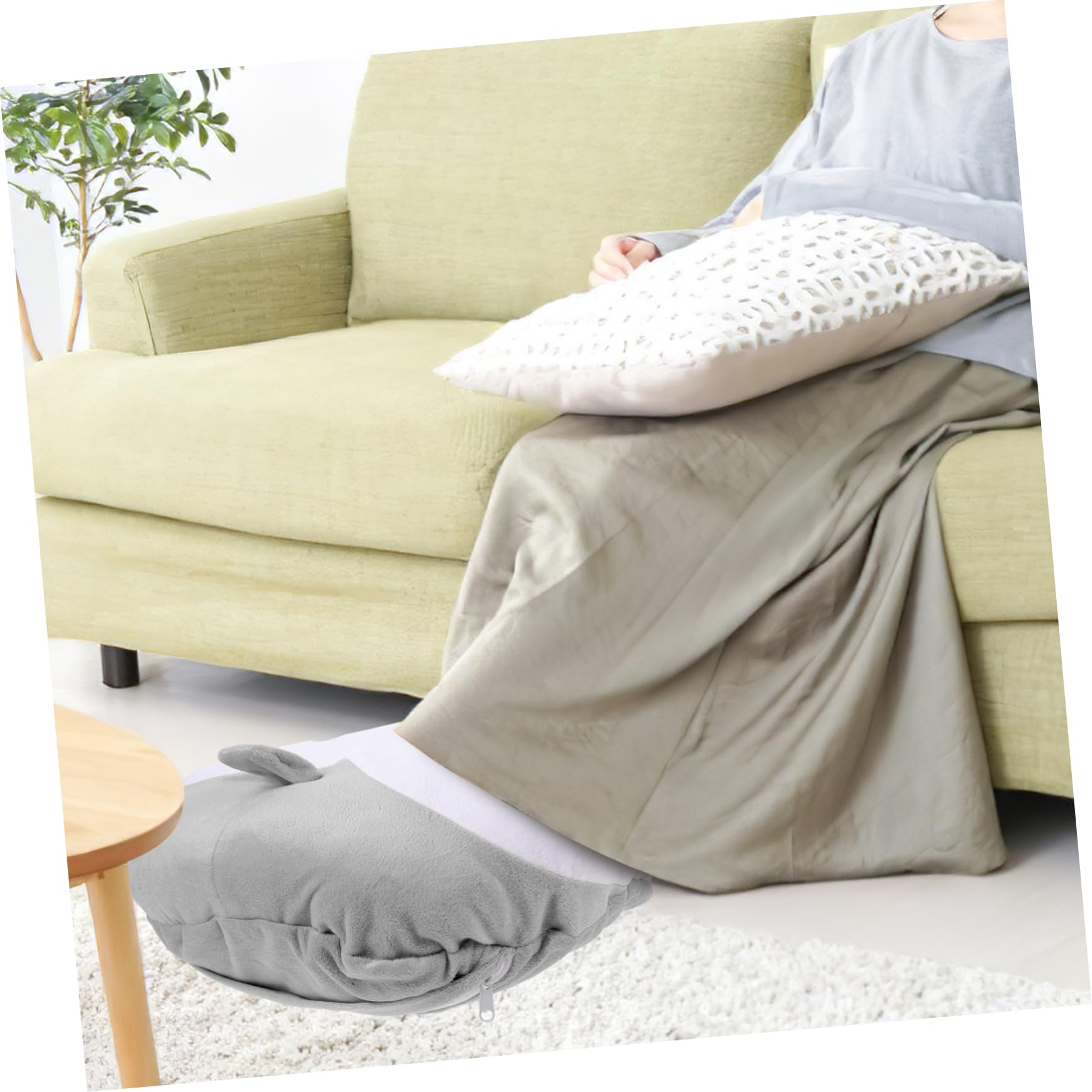 Scarpe calde elettriche scaldapiedi in peluche morbide pantofole scaldini riscaldati scaldamani scaldapiedi usb scarpe riscaldanti riscaldatore di peluche USB più caldo Grey