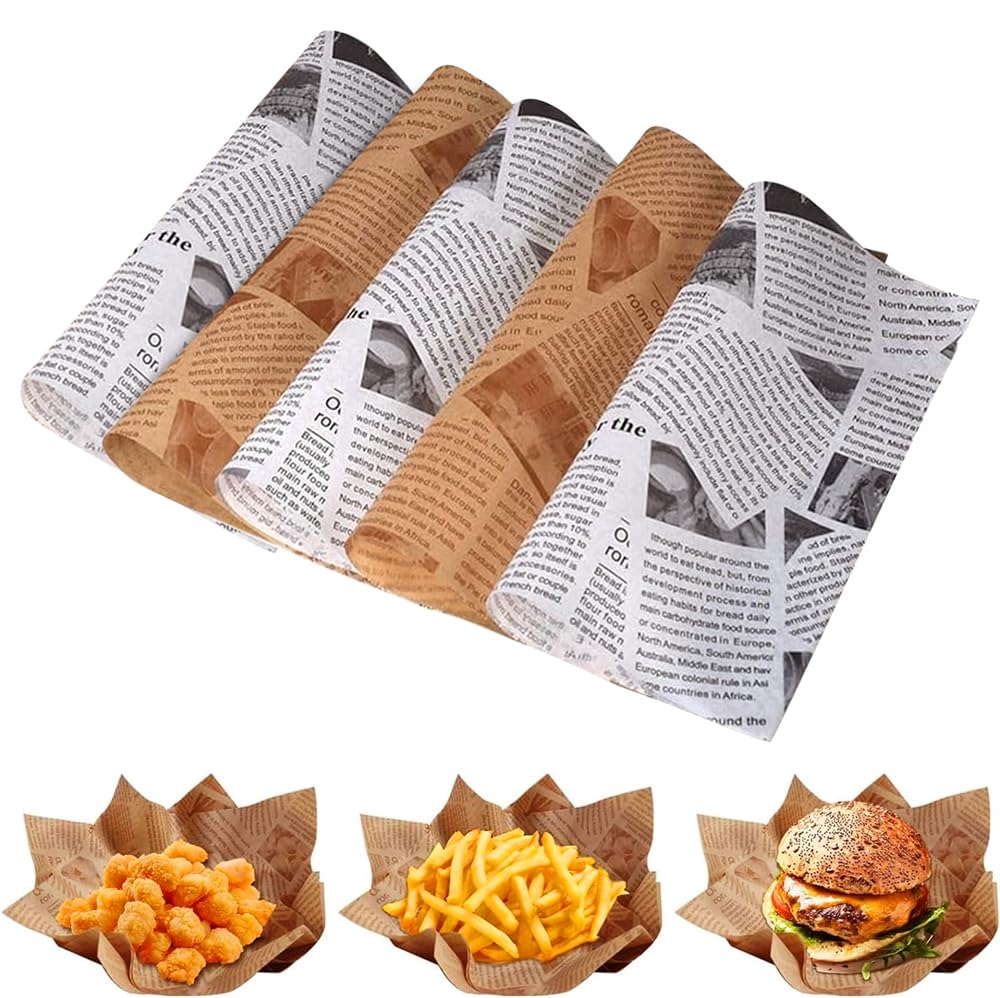Sponsored Ad – 200Pcs Sandwich Wrapping Paper, Heavy Duty Deli Paper, Greaseproof and Non-stick Parchment Paper, Pre-cut Unbleached Parchment Paper, Perfect for Wrap Bread, Burger and Sandwich (8.6 x 8.6 Inch)