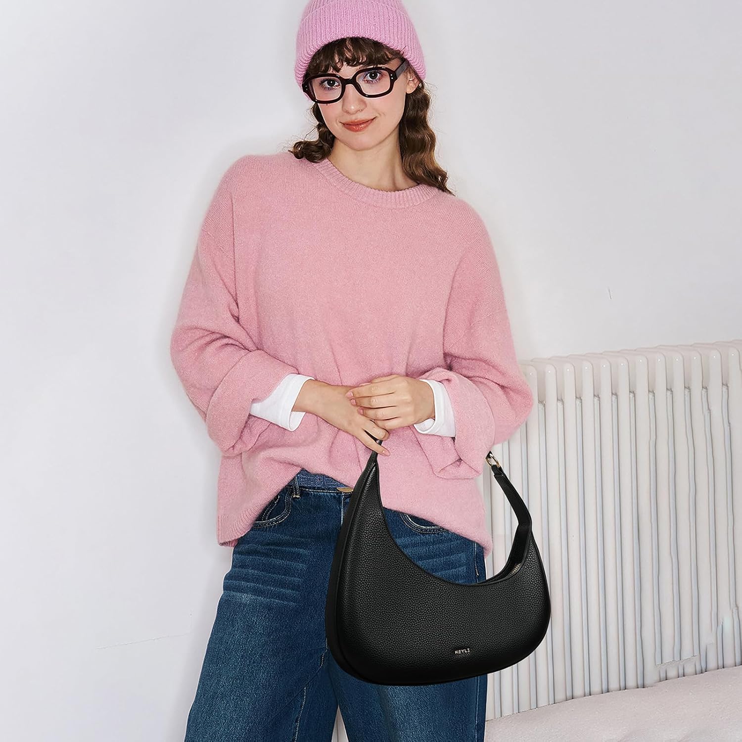 Keyli Shoulder Bag for Women Trendy Casual Leather Shoulder Purses lightweight Handbags Clutches with Zipper closure - Image 2