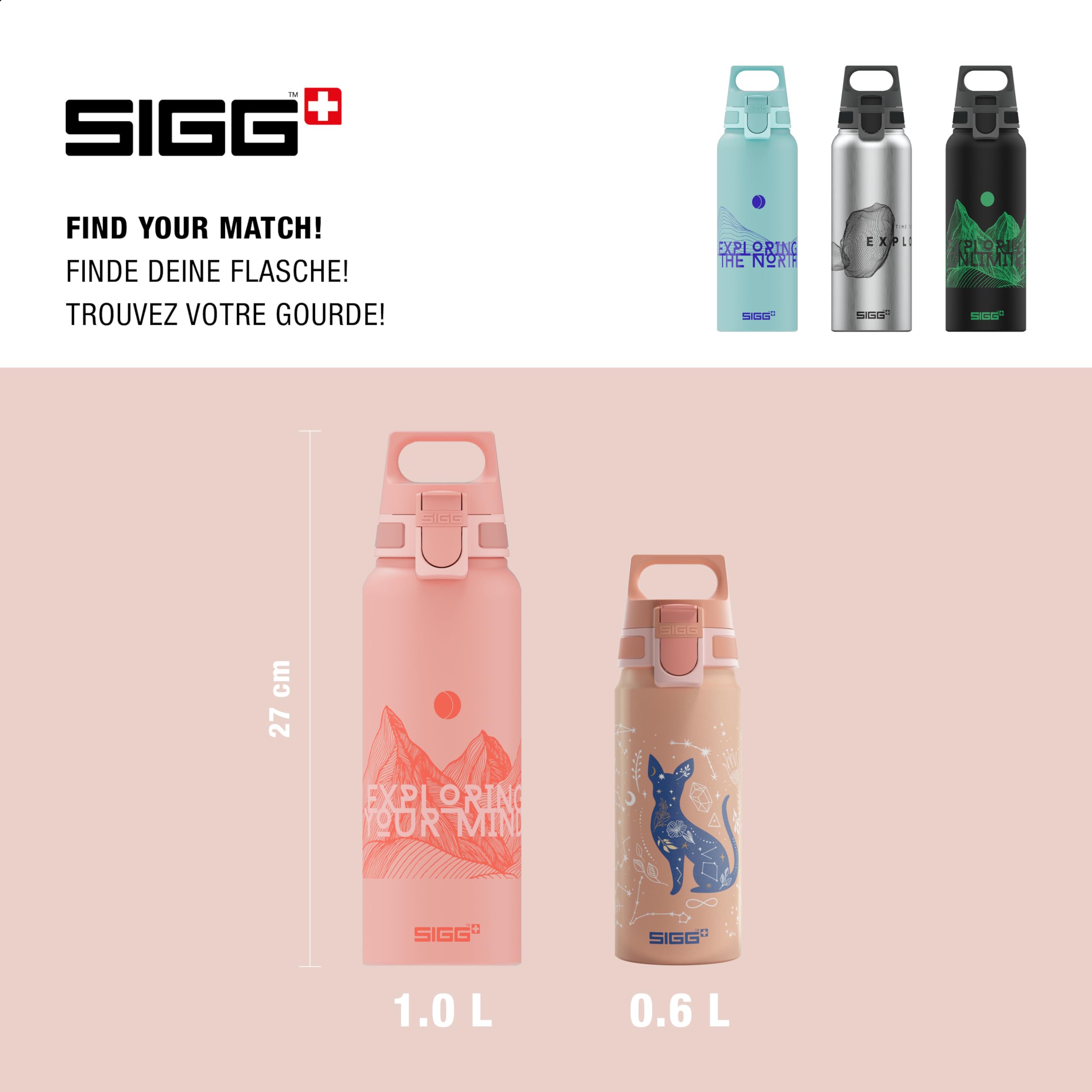 SIGG - Aluminium Water Bottle, WMB Pathfinder Batman, Climate