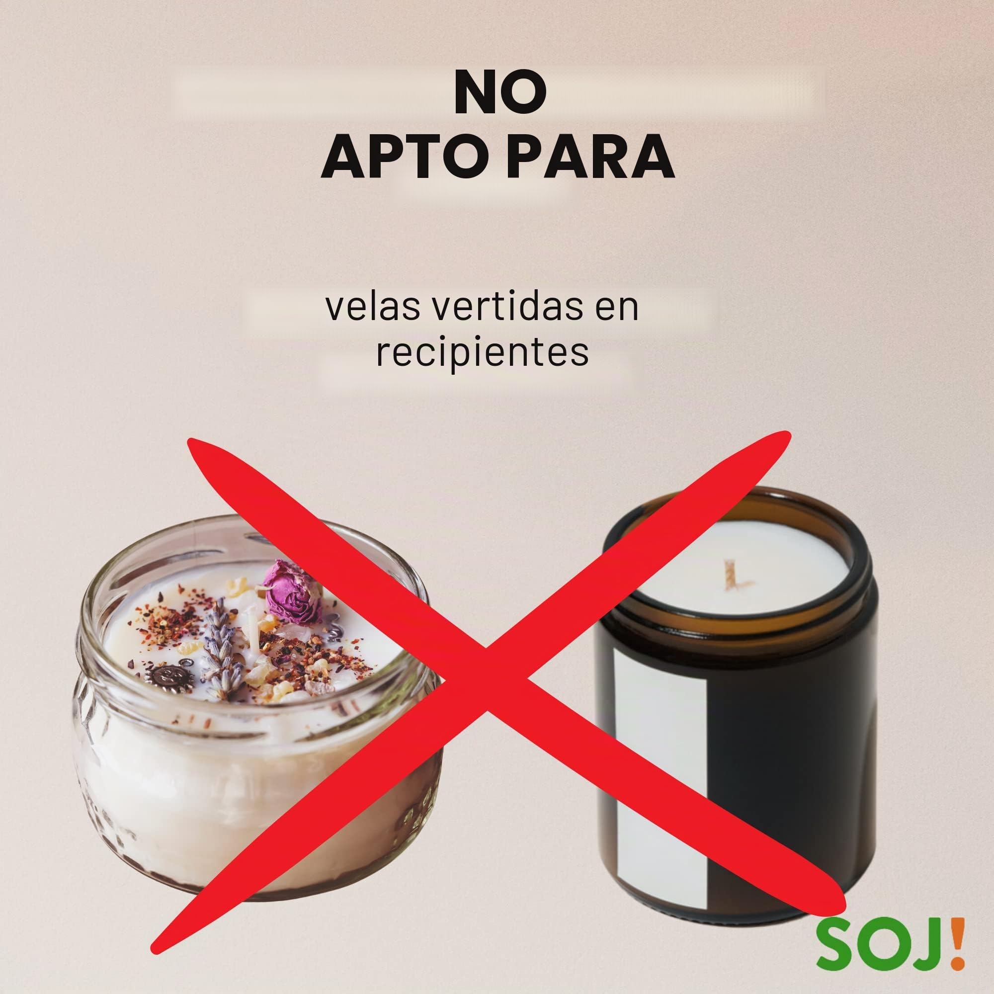 Cera de soja para velas moldeadas y fondant en pastilla, cera para velas sin OGM, 100% natural y vegano, fabricación de velas vegetales, envasado en Francia (5KG)