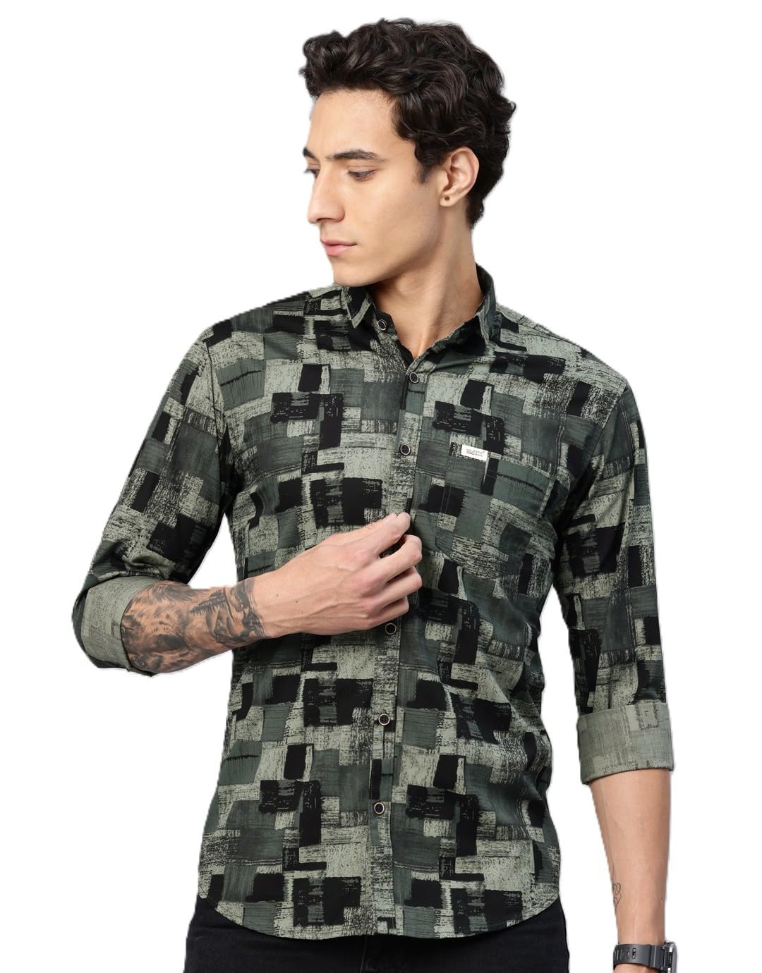 majestic man Pure Cotton Printed Trendy & Comfortable Casual Shirt-picture-26