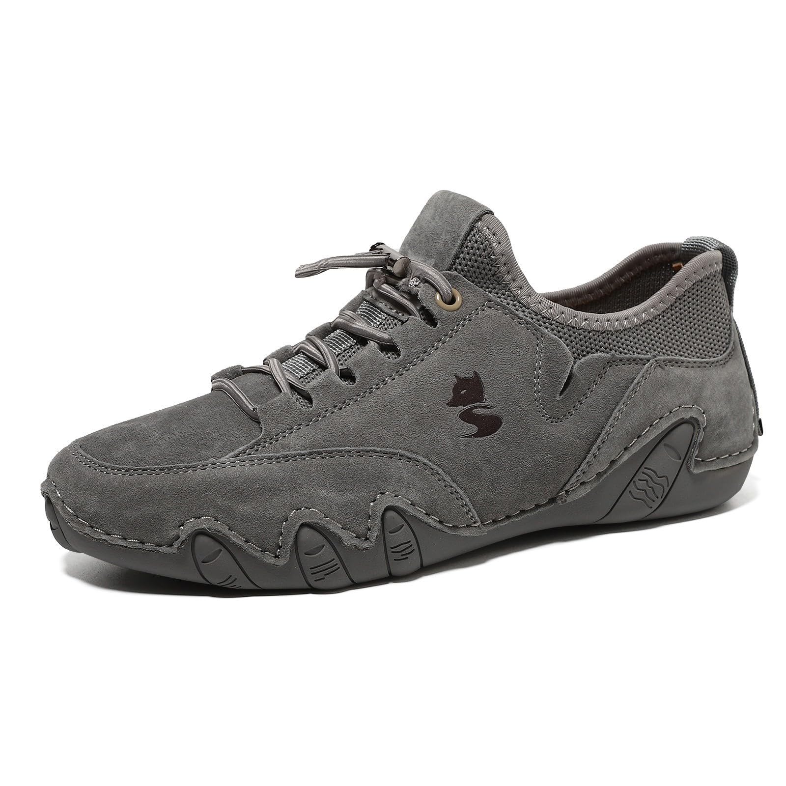 Zapatos casuales para mujer, zapatos casuales para mujer, botas chukka al tobillo, mocasines transpirables, hechos a mano, a la moda, tenis de caña media para caminar y conducir