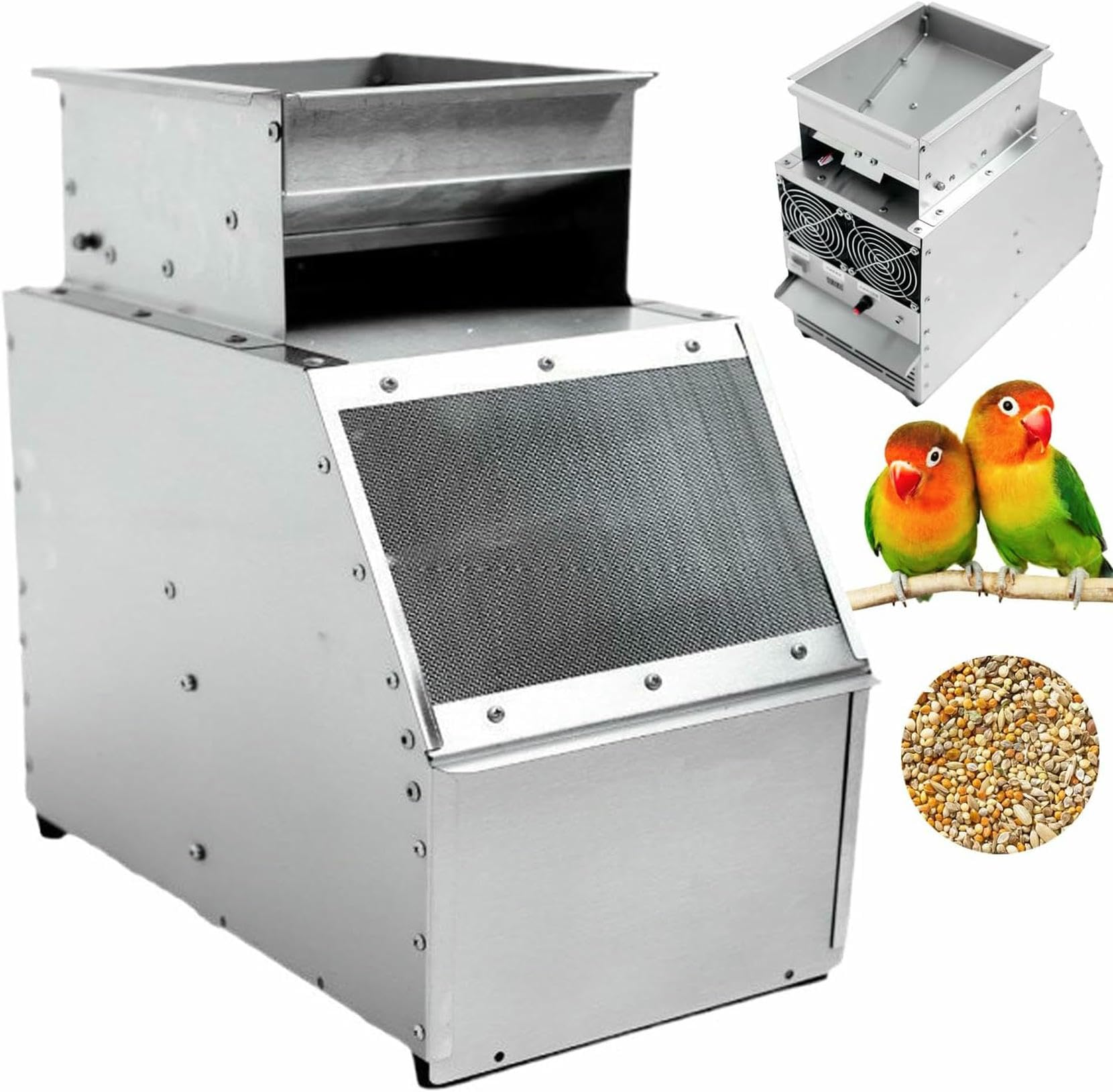 Machine à souffler des grains d'oiseau au quotidien pour un millet propre dans votre volière