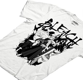 Mens Bleach Manga Anime T-Shirt - Bleach Ichigo Kurosaki Mens Fashion Shirt - Bleach Tee