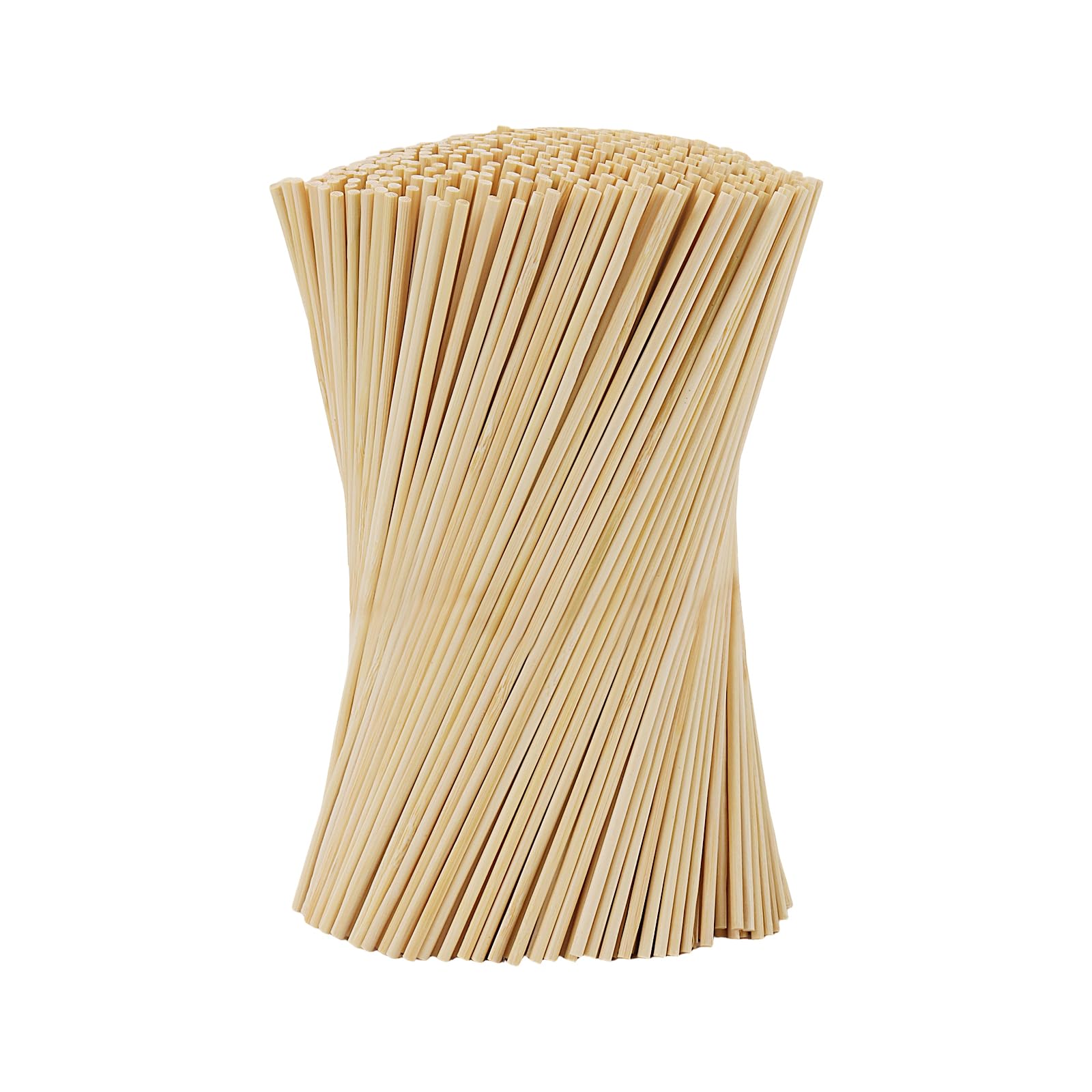 SENJEOK 800 PCS 3mm Wooden Dowel Rods, 20cm Round Bamboo Sticks for Craft DIY Arts Home Decoration, 20cm x 3mm - Image 3