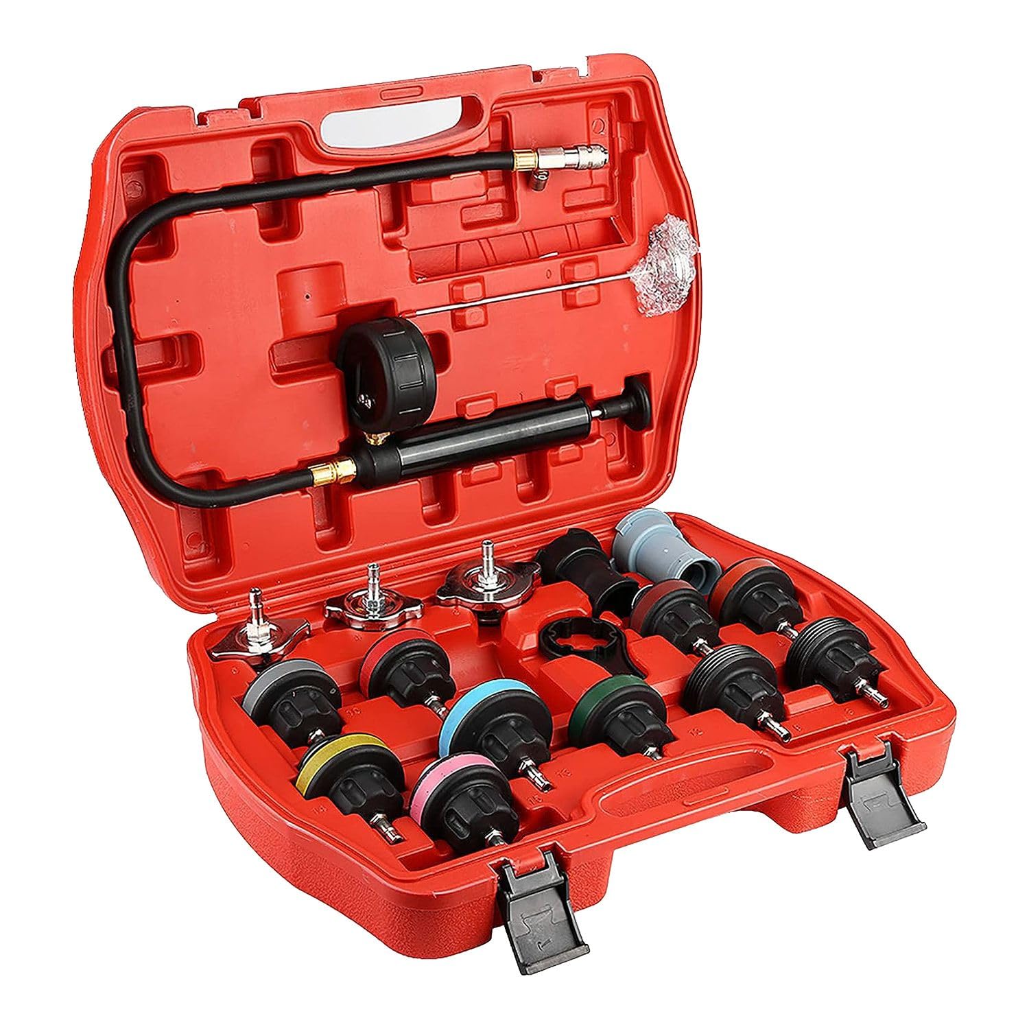WZDDXUNSF 1Set Automobile Water Detection Tool Antifreeze Cooling Replacement Filler Leak Tester