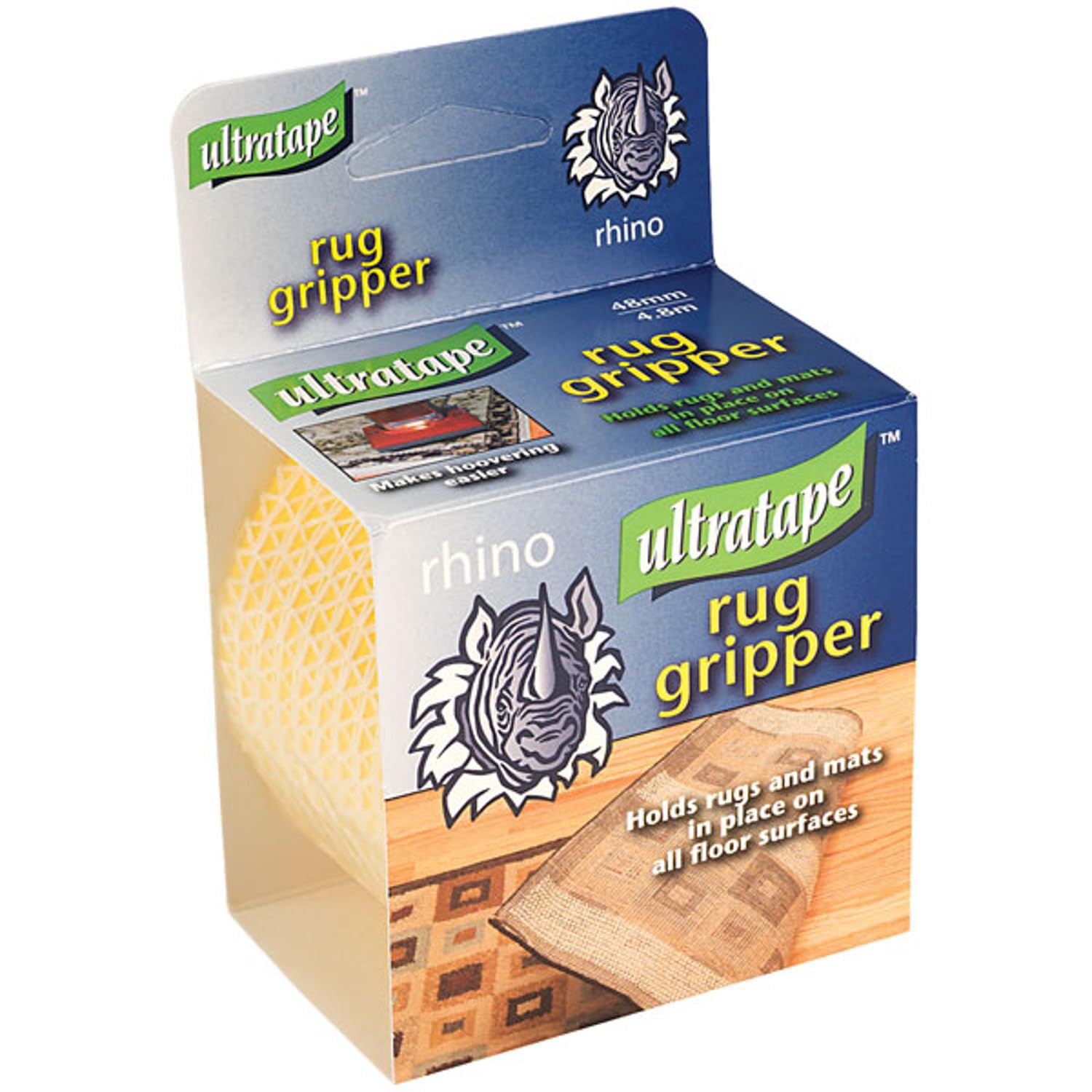 DiscountSeller RUG GRIPPER TAPE - Holds Rugs, Mats in place on All floor Surfaces