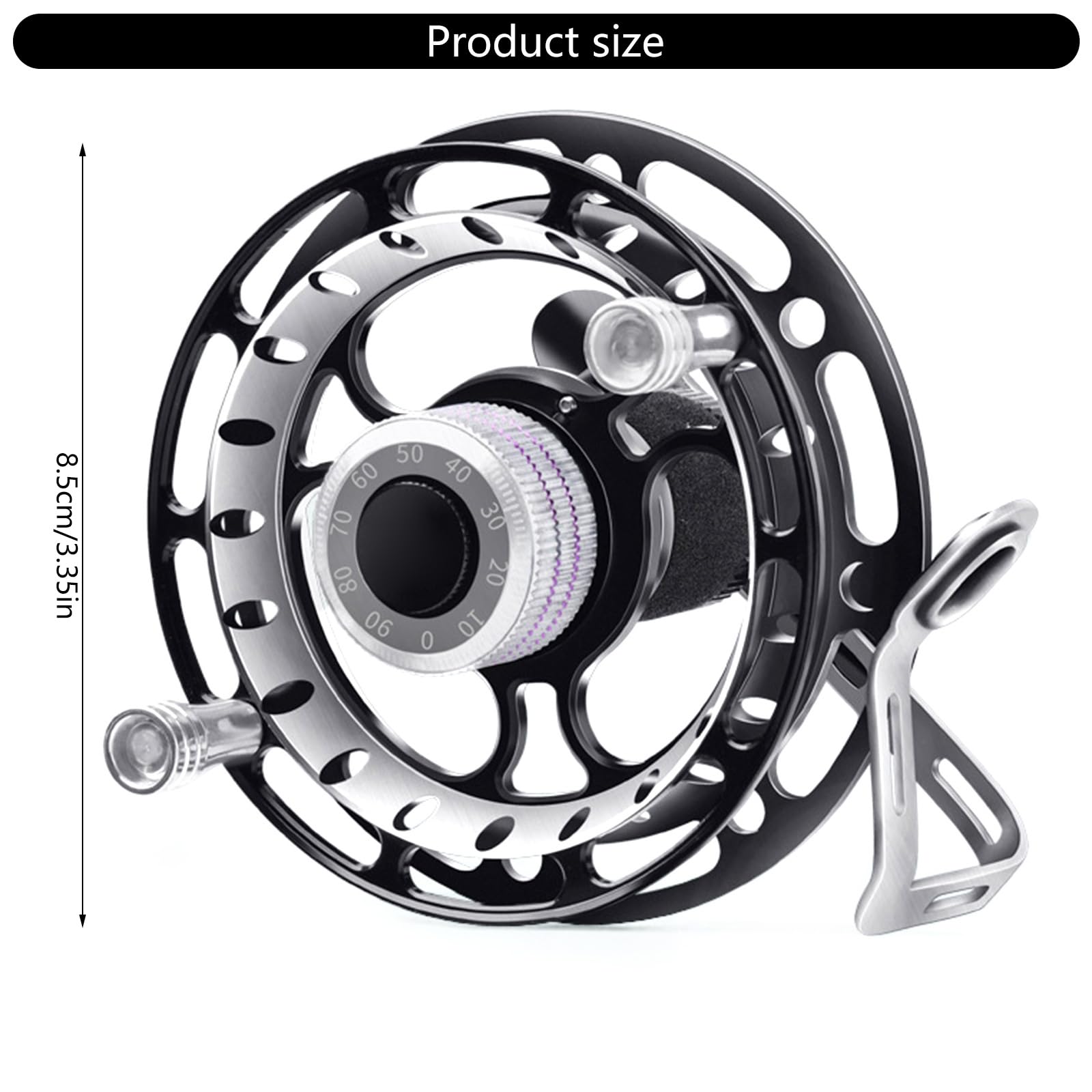 Acheter Moulinet de pêche entièrement en métal, roue de pêche à la mouche, outils de matériel de pêche en eau salée et en eau douce