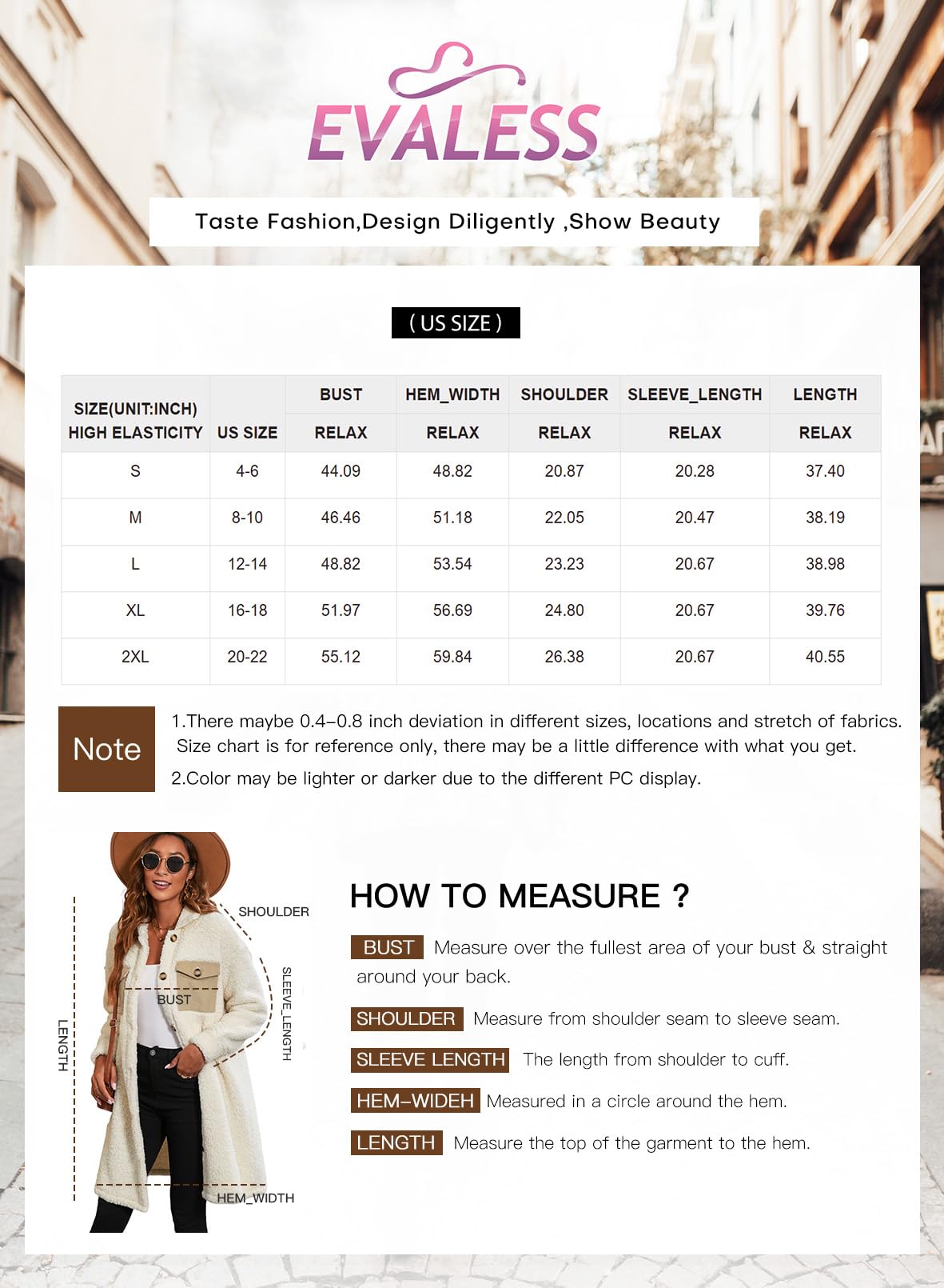 EVALESS Fuzzy Fleece Jackets for Women Fashion Button Down Lapel Long Teddy Coat Fall 2023 Teacher Outfits Casual Long Sleeve Jacket Faux Fur Warm Winter Outwear with Pockets Black X-Large