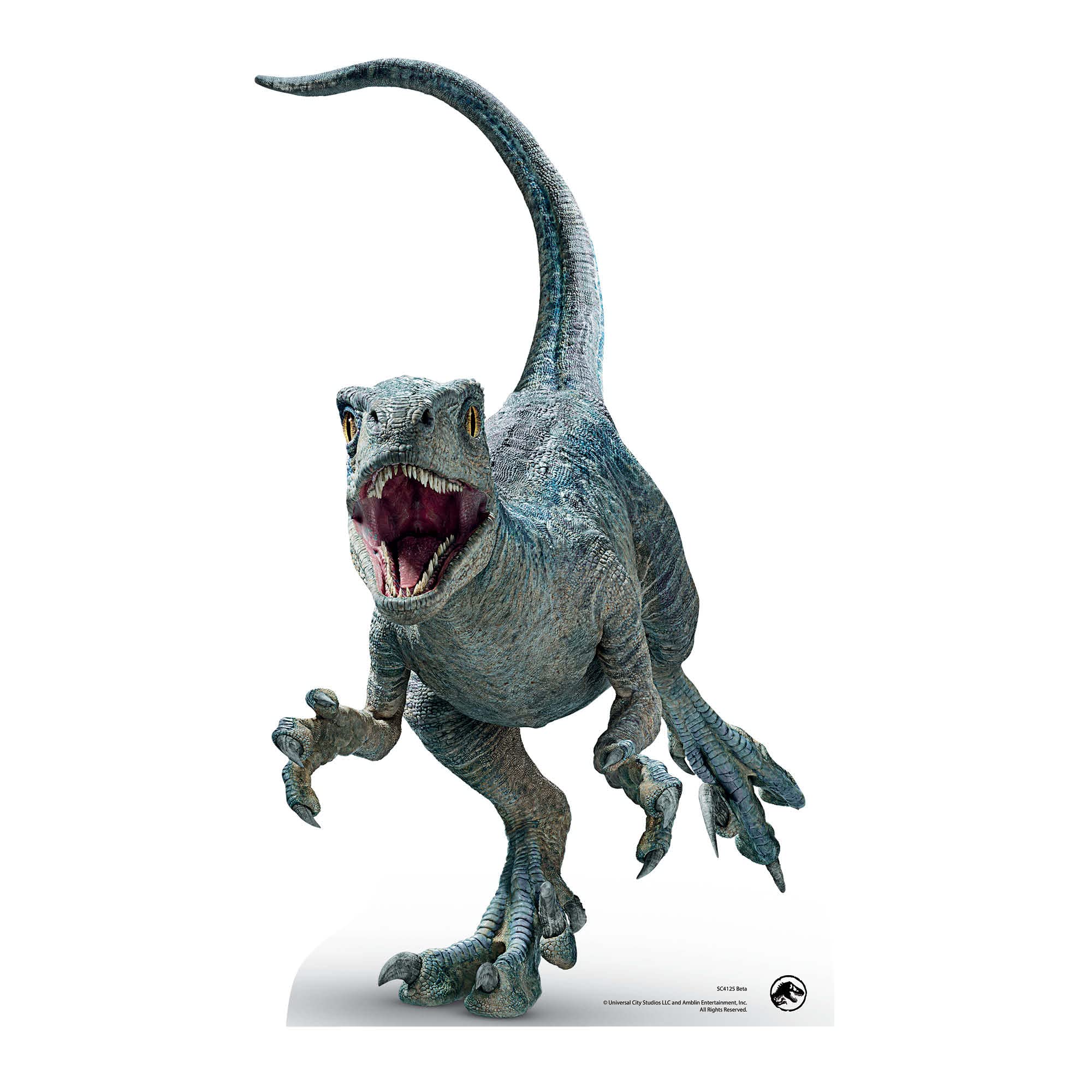 Star Cutouts SC4125 Beta Raptor Dinosaur Cardboard Cutout – Ideal for Jurassic Park Theme Parties, Birthdays, Fans & Events