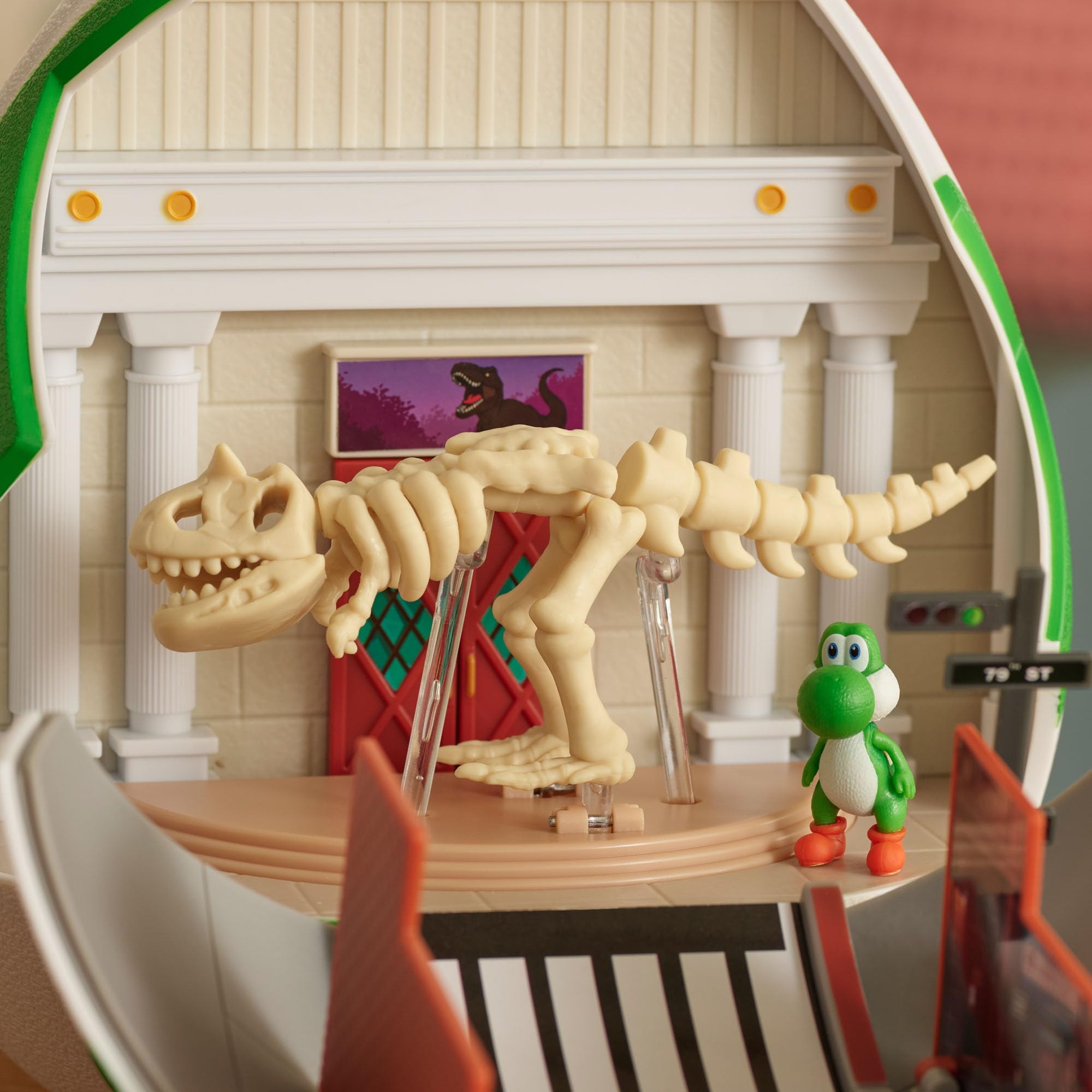 El Set de Juego Huevo de Yoshi de la película Super Mario Galaxy con Minifiguras de 3,8 cm, con Licencia Oficial de Jakks Pacific, Incluye Figuras de 4 cm y Mario de Fuego Exclusivo