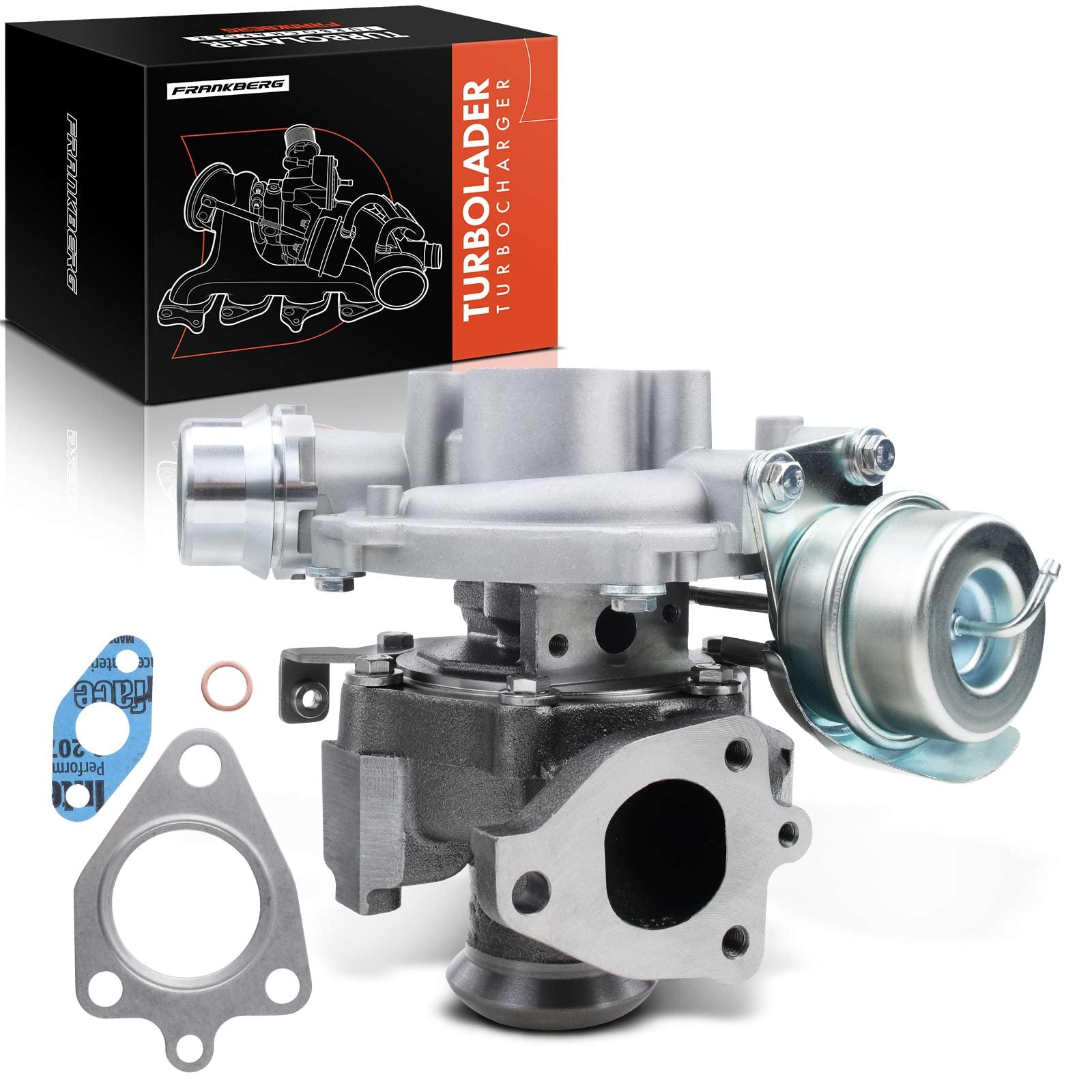 Frankberg Turbocompressore 5438-970-0006 | Compatibile con: Pulsar Hatchback C13, Autobus NV200/Evalia, M.e.g.a.n.e IV Hatchback B9A/M/N, Grand Scénic III JZ0/1