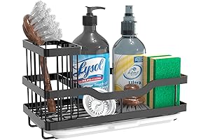 Multifunctional Sponge Holder for Kitchen Sink: Keep Your Sink Organized and Tidy