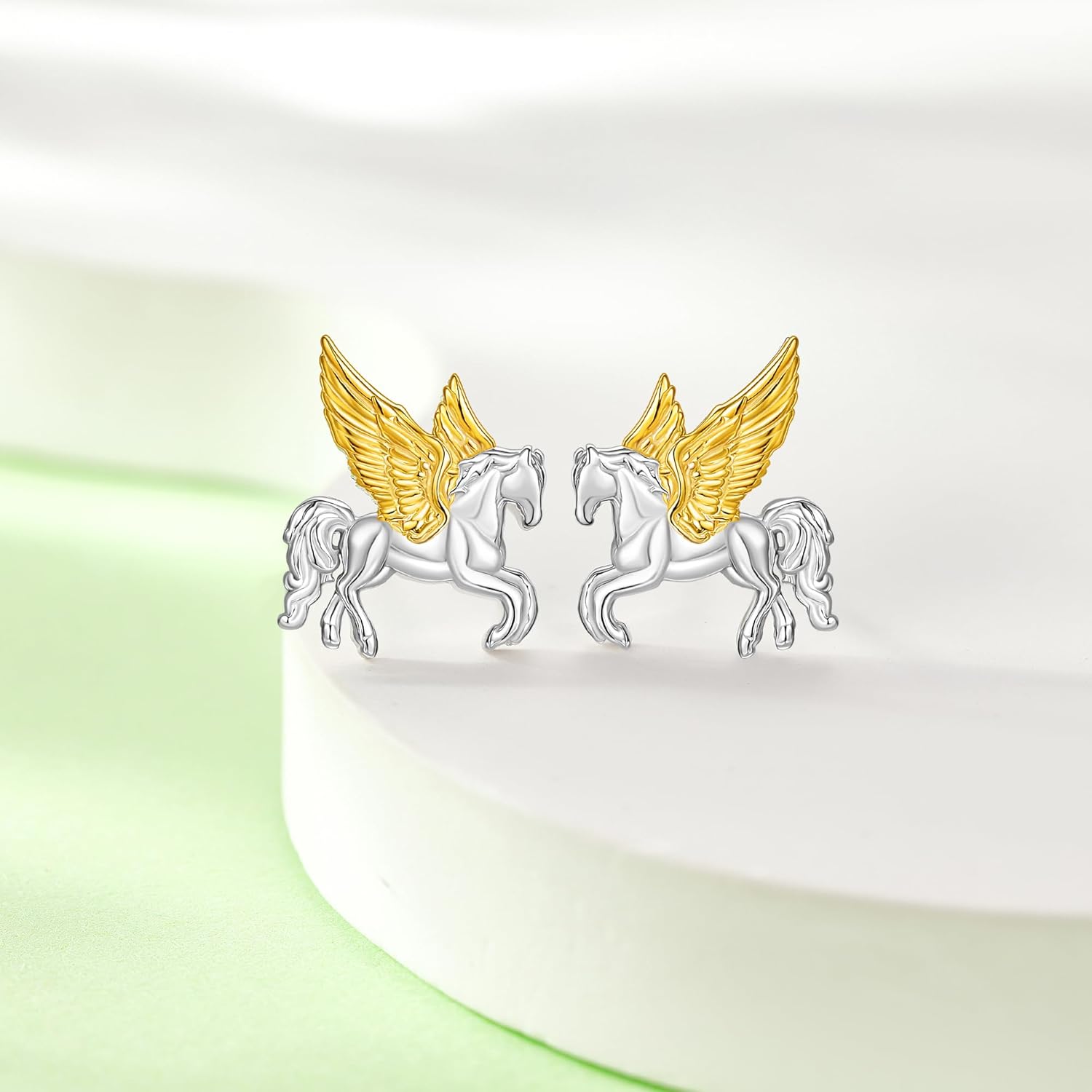 Horse Earrings 925 Sterling Silver Horse Jewelry Animal Stud Earrings Jewelry Gift for Women - Image 3