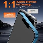 Matte Screen Protector for iPhone 14/13/13 Pro [2 Pack], 9H Full-Screen Matt Tempered Glass Film, Anti-Glare, Anti-Fingerprint, Smooth Touch Screen Protector