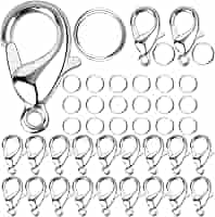 Chiusure A Moschettone E Anellini Per Gioielli Fai Da Te - 120+160 Pezzi, Oro E Argento - Foto 9