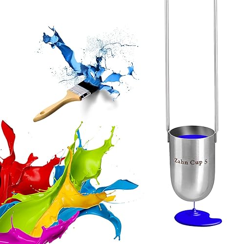 Miniatura 11 de Taza de la viscosidad de la inmersión de la taza de Zahn, tipo viscosímetro del acero inoxidable de la inmersión para la prueba La viscosidad