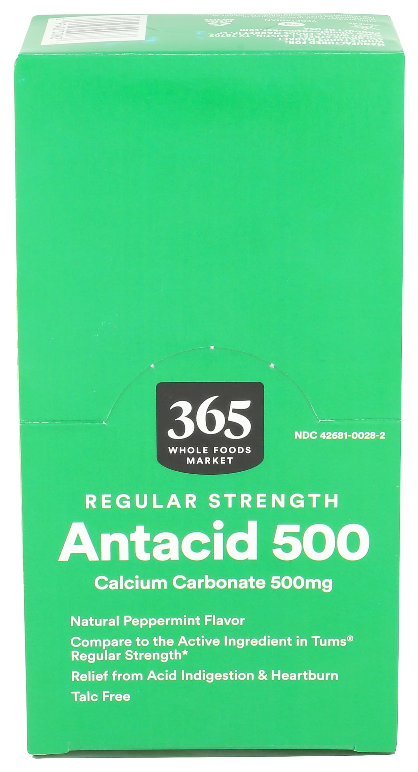 365 by Whole Foods Market Regular Strength Antacid Travel Size Tray Pack, 12 CT