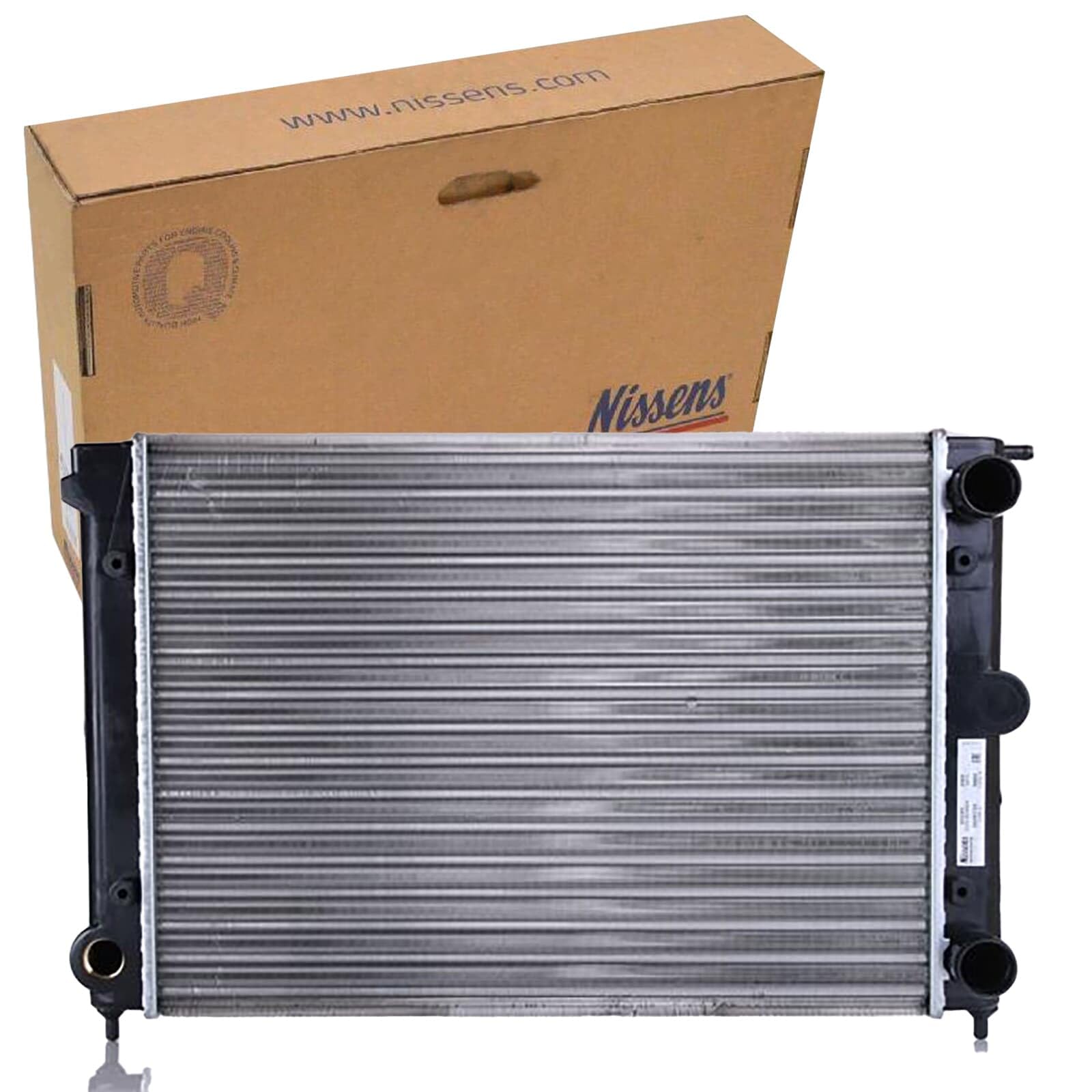 NISSENS Kühler, Motorkühlung 65195 | Kompatibel mit: VW GOLF I Cabriolet, GOLF II, JETTA I, JETTA II, SCIROCCO