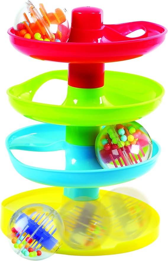 PlayGo Super Spiral Tower Ball Drop & Roll Activity Toy