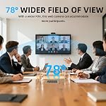 HD 1080P Webcam with Microphone, USB Computer Web Camera, Streaming Camera, Noise Reduction, Auto Light Correction, Plug & Play for PC/Laptop, Works with Zoom, Skype, Teams