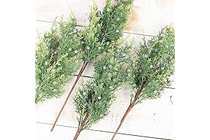 Deck Your Halls with Blue: Factory Direct Craft Pack of 4 Artificial Juniper Cedar Sprays