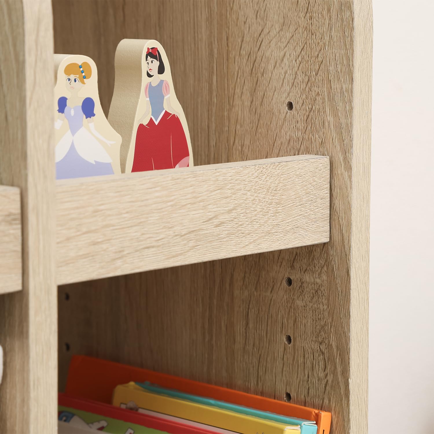 Amazon.co.jp: 不二貿易 絵本棚 2段 おもちゃ収納 幅86.5×奥行