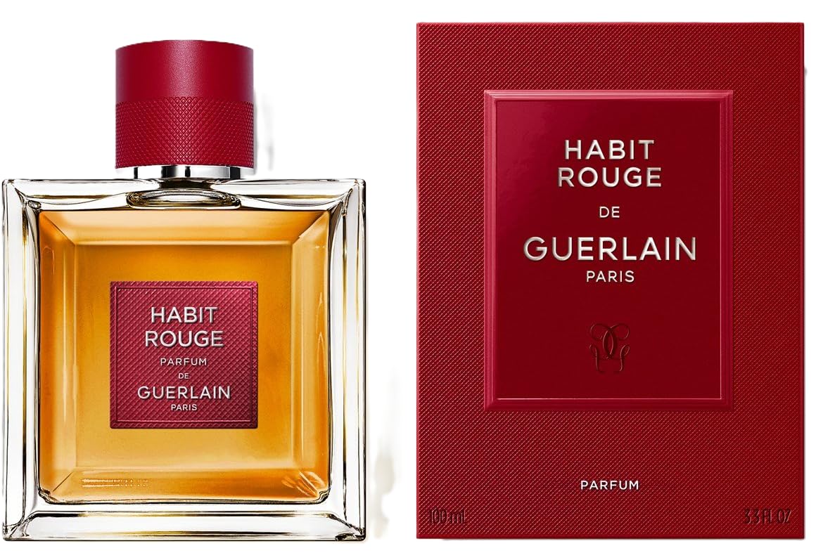 Amazon.com : Guerlain Habit Rouge Parfum Spray for Men, 3.4 Ounce