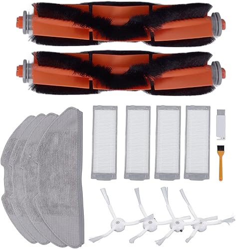 GLOGLOW Recambio de vacío, Kit de cepillo de fregona de filtro de repuesto para Xiaomi Mi Robot trapeador de vacío 2 Lite 2 Pro MJSTL MJST1S