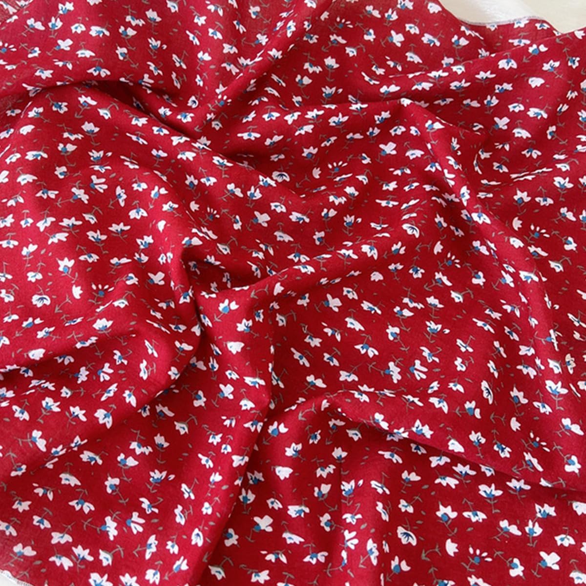 Cotton-Blend Bandana, Head Scarf, Headband, Head wrap, Hair Neck Scarf for Women 22 x 22 inch - Image 4