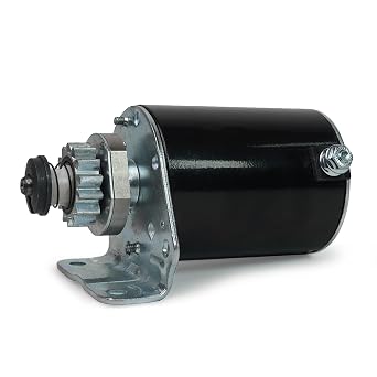 14 Tooth Starter Motor Replaces for 42 inch Craftsman LT1000 LT2000 LT3000 YT3000 DYT4000 Riding Lawn Mower Tractors with Briggs Stratton Intek 17HP 17.5HP 18HP 18.5HP 19HP 19.5HP 20HP