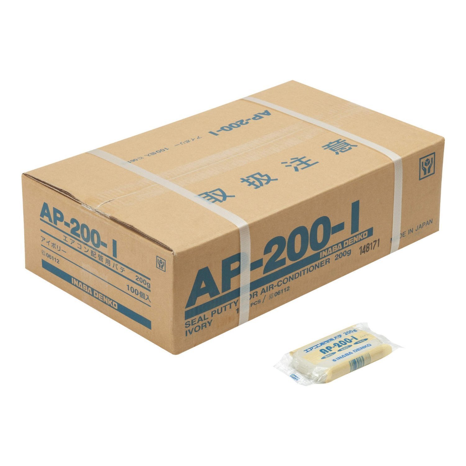 Amazon.co.jp: 因幡電工 エアコン用シールパテ 200g アイボリー AP-200