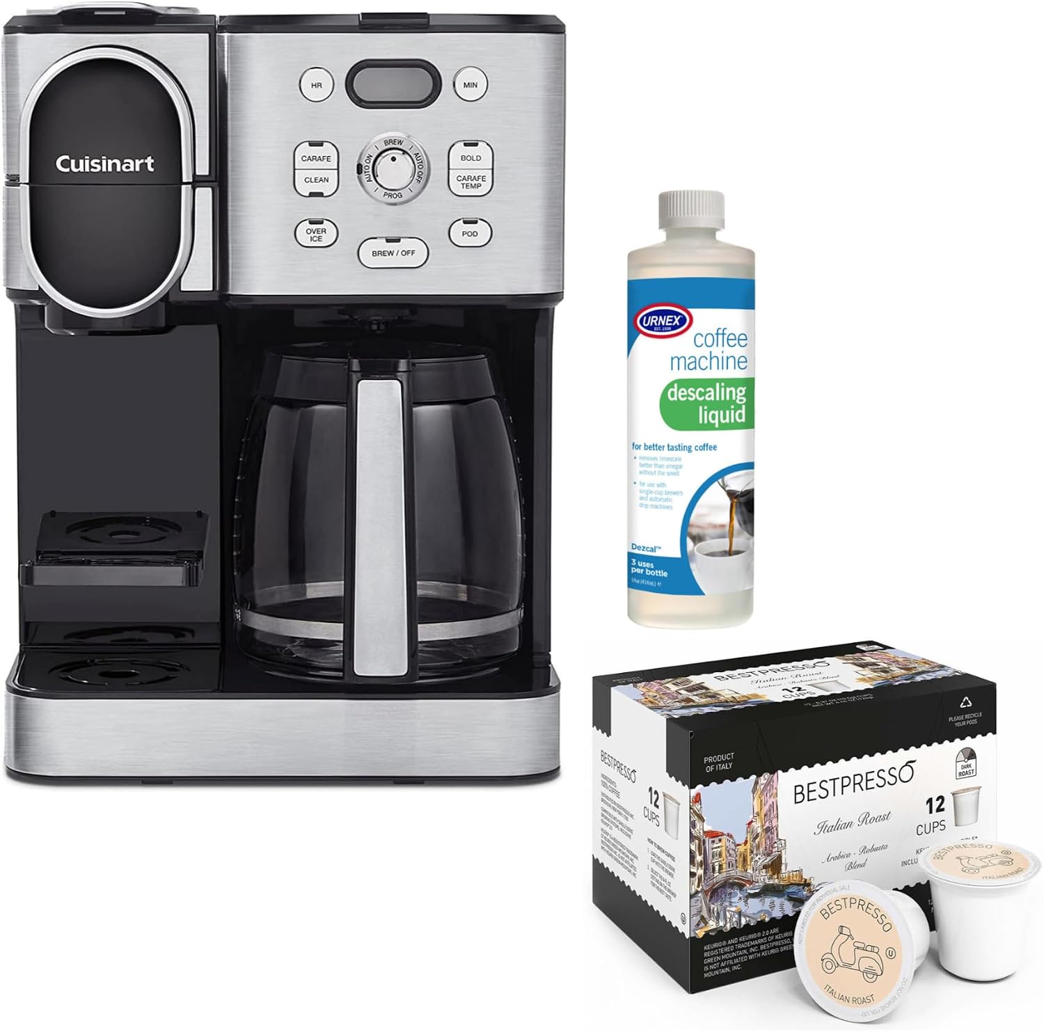Cuisinart SS16 Stainless Steel Made 1000ml Capacity Coffee