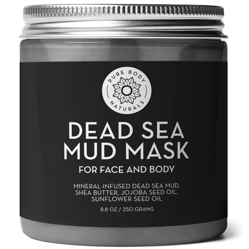 Máscara de lama do Mar Morto Pure Body Naturals, 250 g