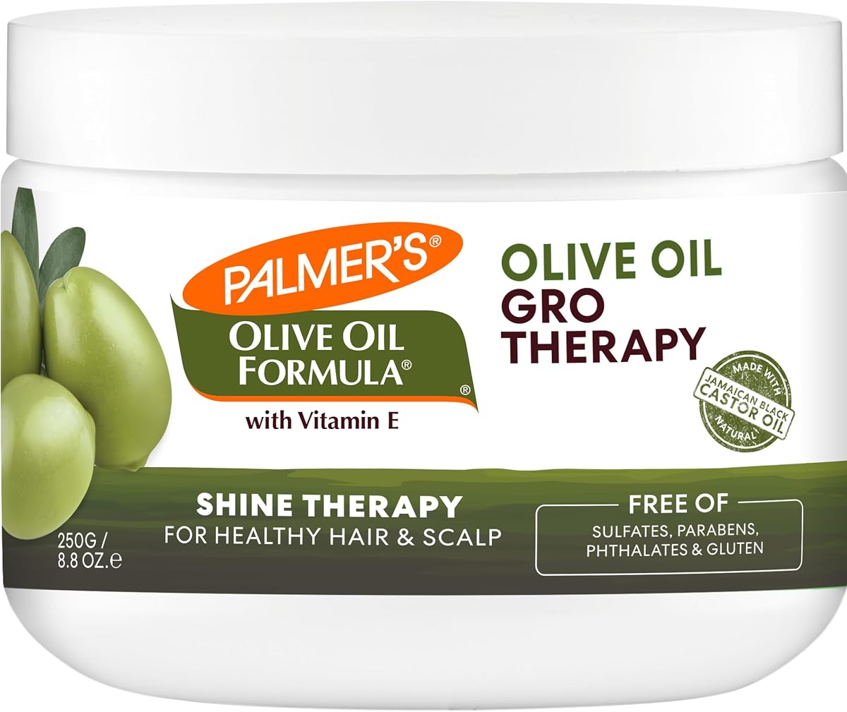 Olive Oil Formula Gro Therapy for Healthy Hair and Scalp, 8.8 Ounces (Pack of 2)