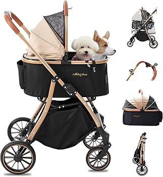 Amazon | MILA&LOUIS ペットカート分離型&全体型 取り外し可能 軽量 犬