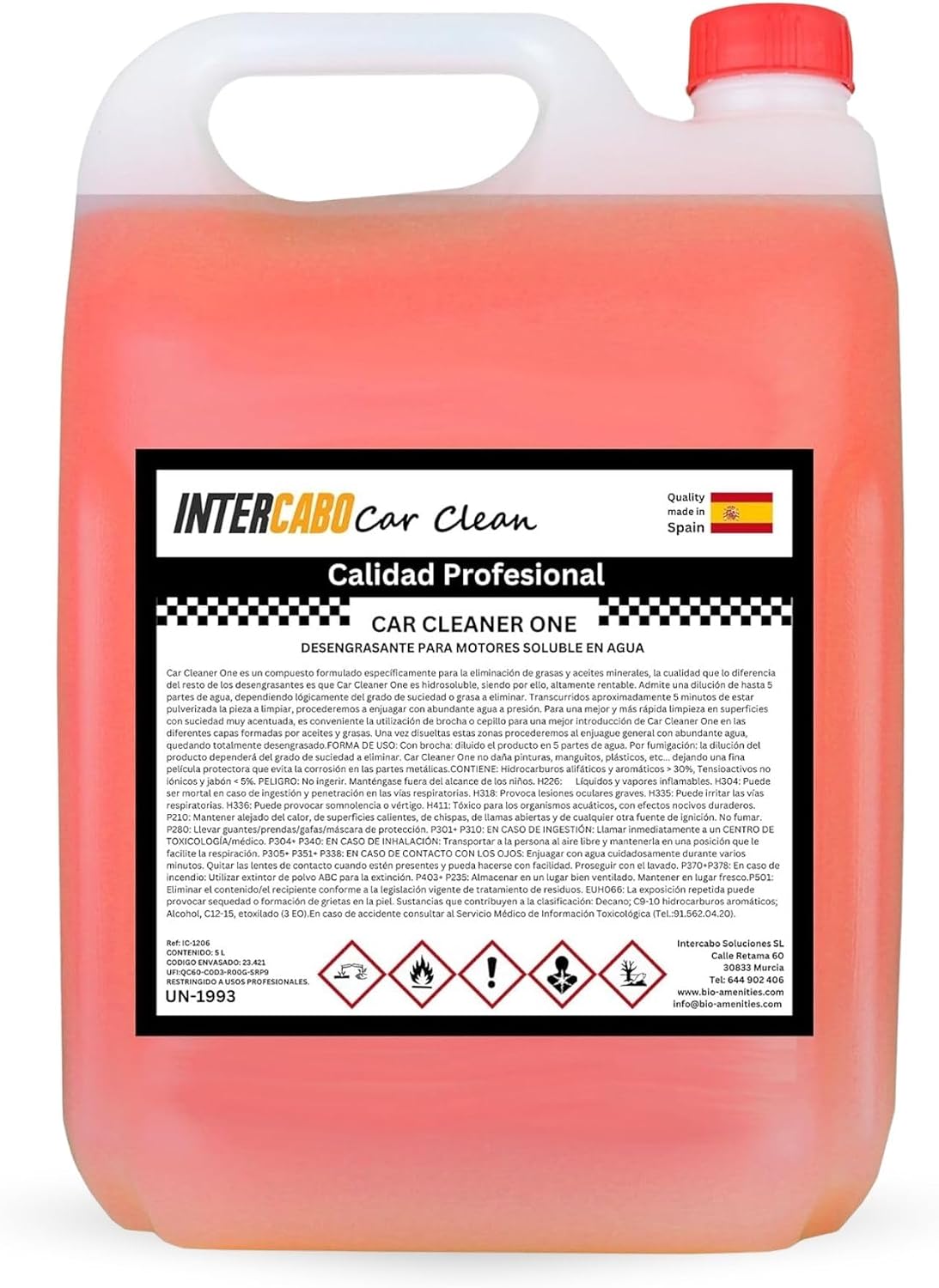 **Dégraissant Moteur 5L - INTERCABO**