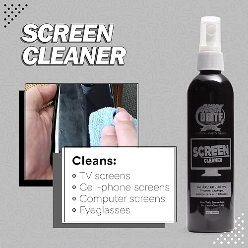 Miniatura 2 de Quick N Brite Limpiador de pantalla limpiador de pantalla para teléfono portátil tableta pantalla plana LCDLED monitores de computadora y lentes no