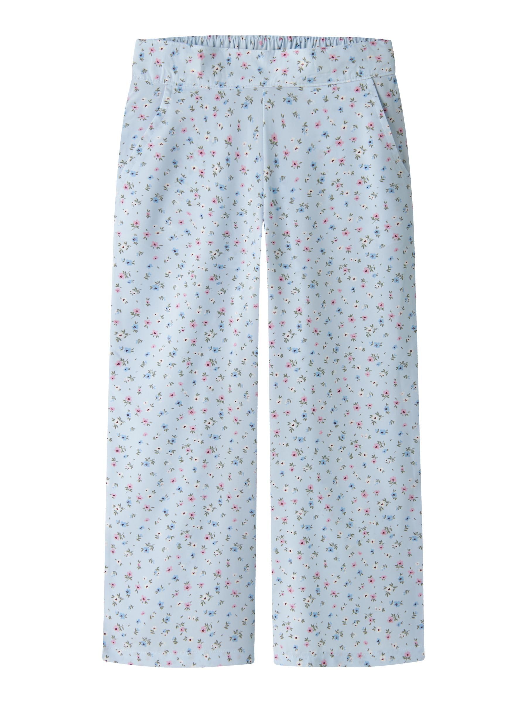 NAME IT Girl Wide Leg Hose Blumen
